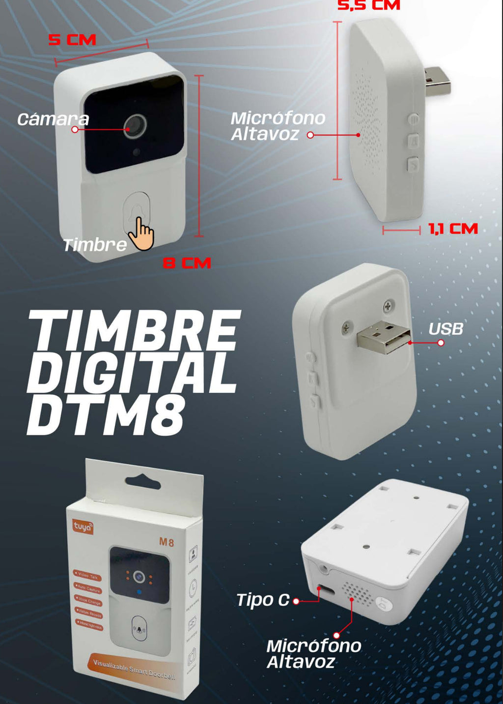 Timbre Digital (DTM8)