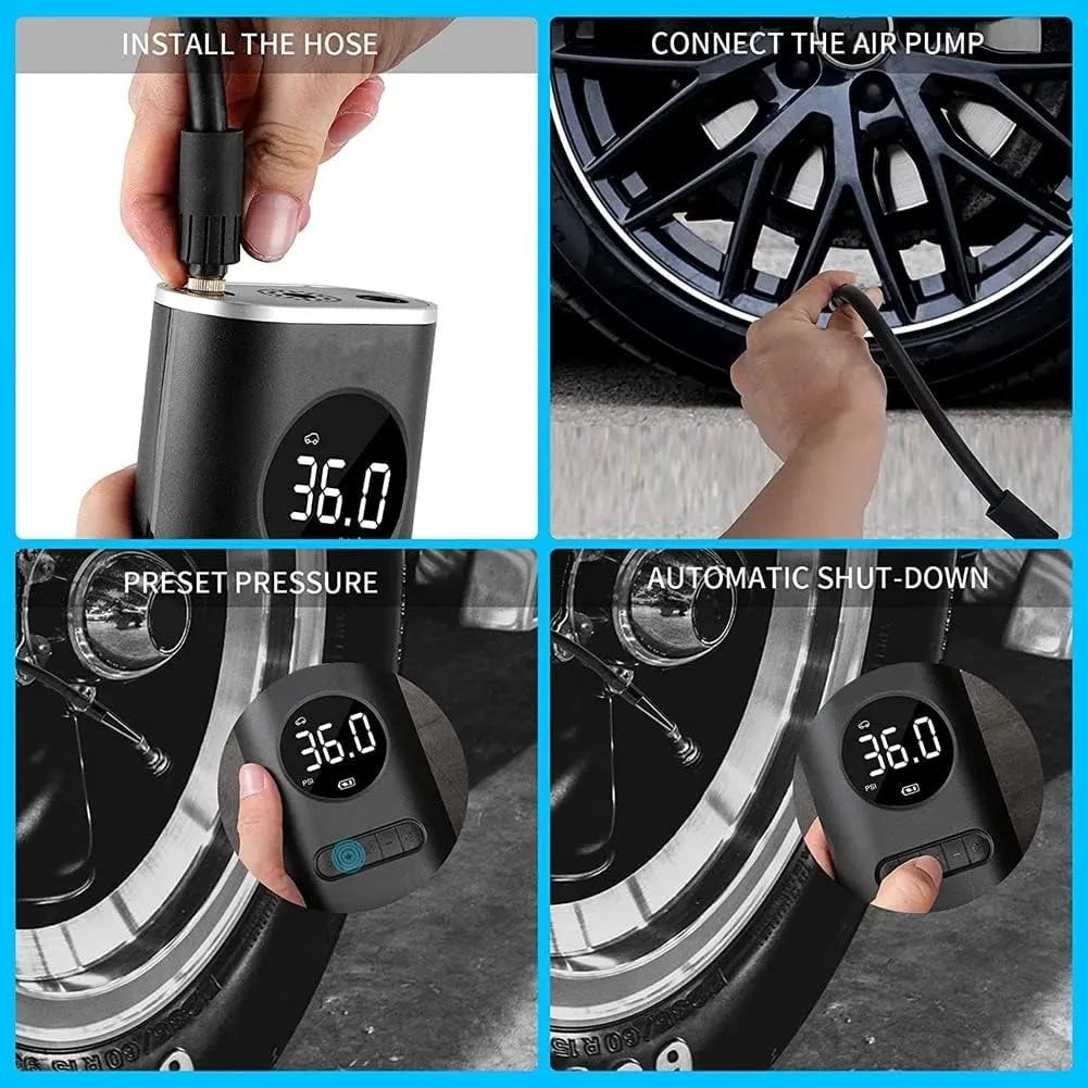 Inflador De Llantas Portable Compresor C