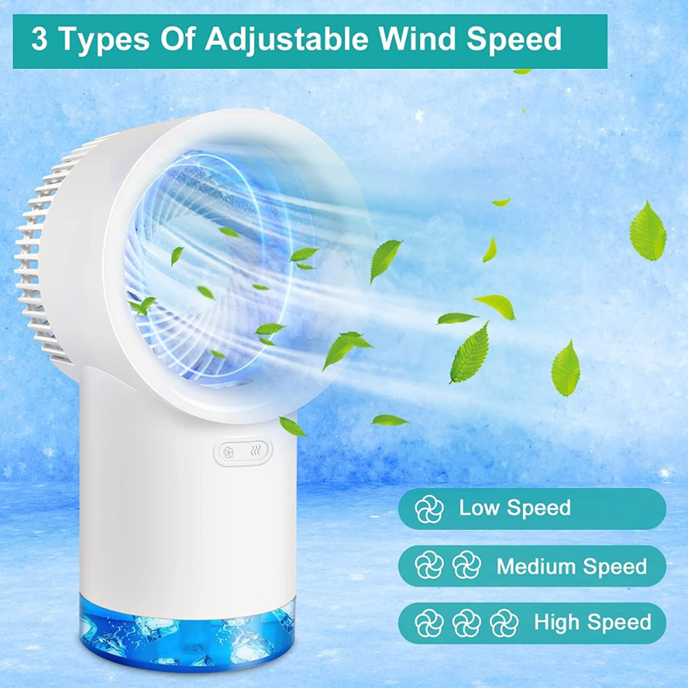 Mini Ventilador Difusor Portátil