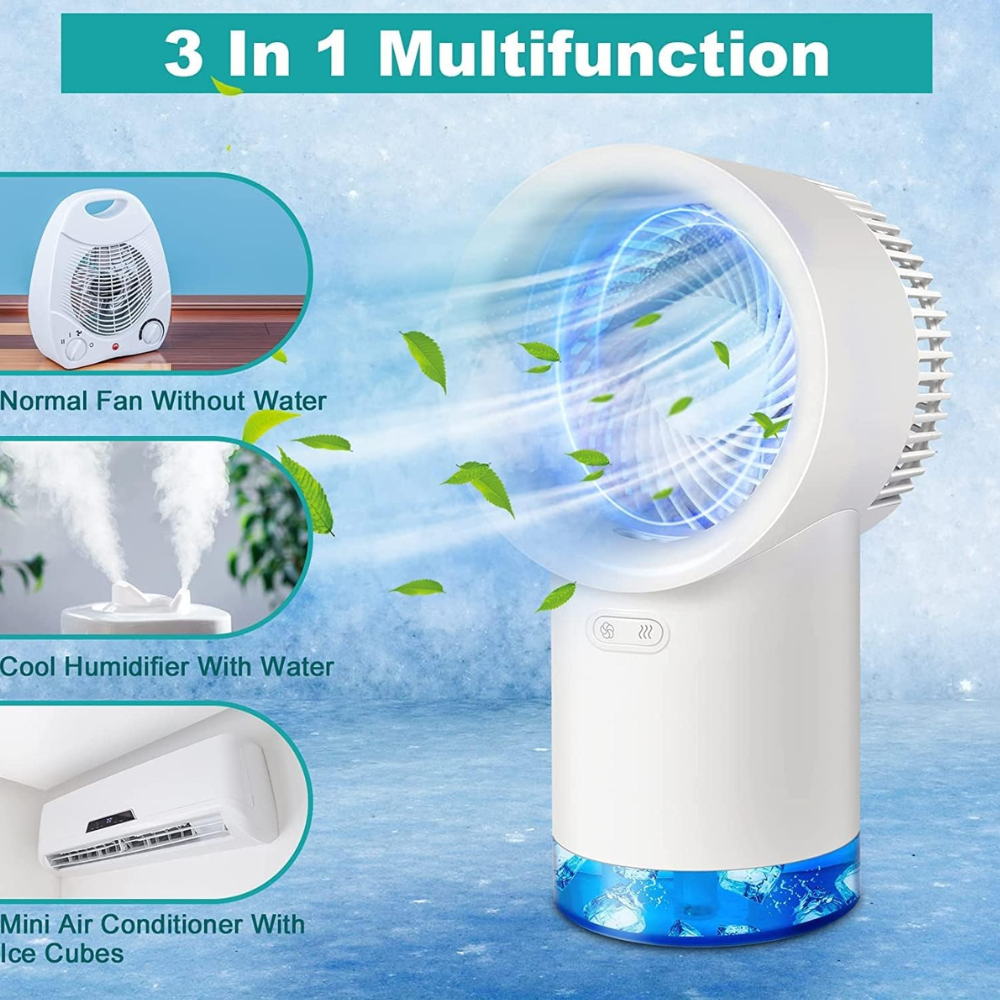 Mini Ventilador Difusor Portátil