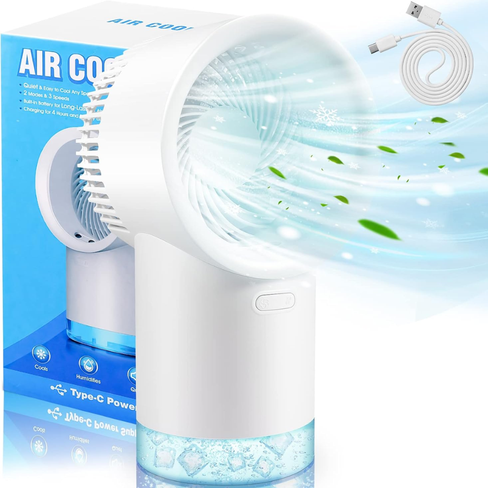 Mini Ventilador Difusor Portátil